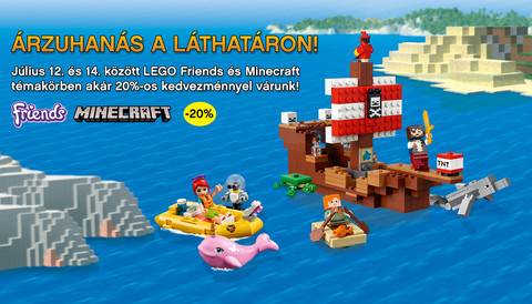 Hétvégi Friends és Minecraft árzuhanás!