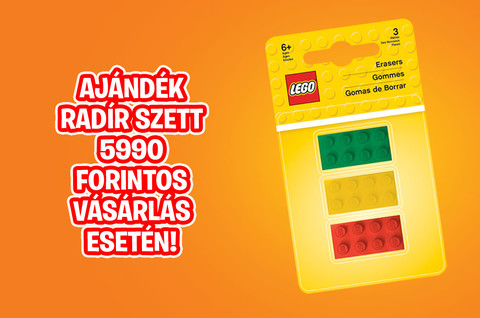 Ajándék radír szett 5990 forintos vásárlás esetén!