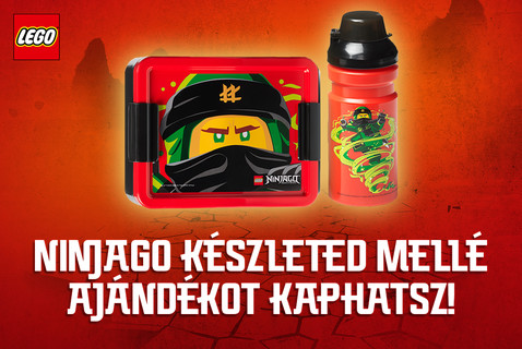 Ajándék Ninjago uzsonnás szett!