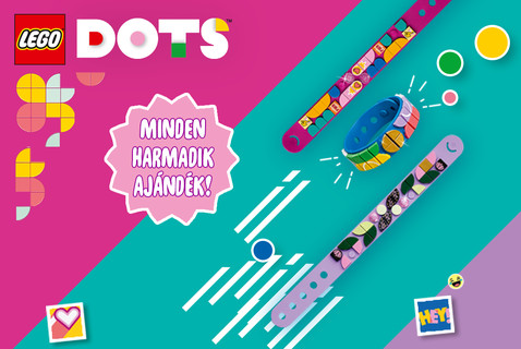 Ajándék LEGO Dots karkötő!