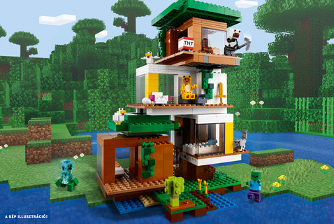 Minecraft újdonságok: a modern lombház az új kedvenc!