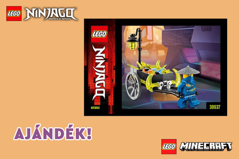 Ajándék LEGO® NINJAGO® polybag!