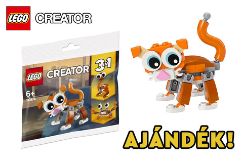 Ajándék LEGO® Creator macska polybag!