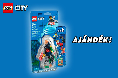 Ajándék rendőrségi minifigura készlet!