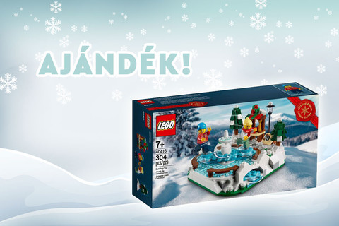 Ajándék Karácsonyi korcsolyapálya készlet!