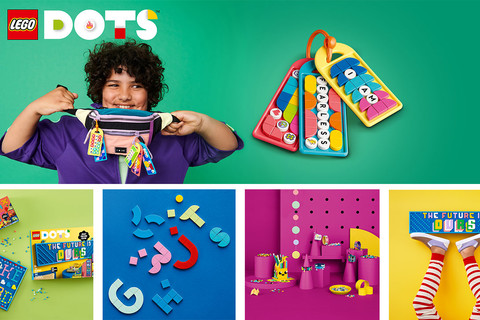 A kreatív játék új szintre lép: itt vannak a márciusi LEGO® DOTS újdonságok 
