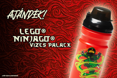 LEGO® NINJAGO® vizes palack járhat ajándékban vásárlásod mellé!