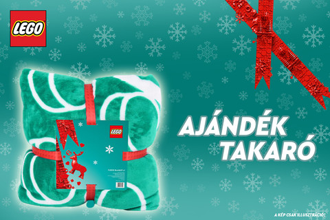 Ajándék LEGO® karácsonyi takaró járhat vásárlásod mellé!