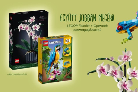LEGO® Felnőtt + Gyermek csomagajánlatok most kihagyhatatlan áron!