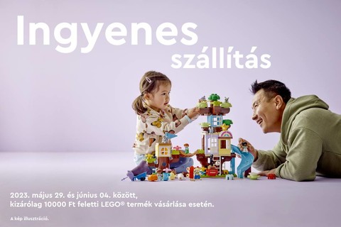 Ingyenes szállítás 10000 Ft felett május 29. és június 04. között