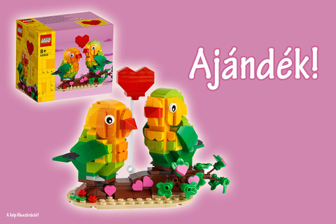 Ajándék Szerelmes madarak készlet járhat vásárlásod mellé! 