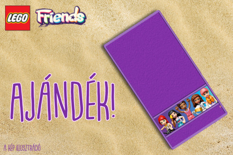 Ajándék LEGO® Friends törülköző járhat vásárlásod mellé!