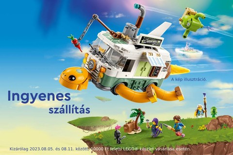 Ingyenes szállítás 10000 Ft felett augusztus 05. és augusztus 11. között!