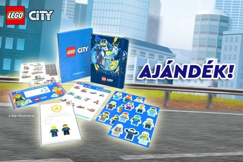 Ajándék LEGO® City jegyzetfüzet járhat vásárlásod mellé!