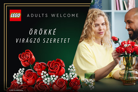 Vár rád az örökké virágzó szeretet a LEGO® készleteivel