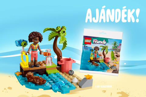 Ajándék LEGO® Friends Strandtakarítás polybag járhat vásárlásod mellé!