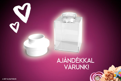Ajándék LEGO® váza járhat vásárlásod mellé!