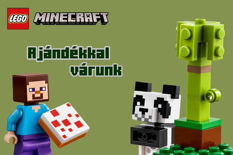 LEGO® vásárlásod mellé ajándék Minecraft™ polybag szett járhat április 17-től