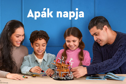 Apák napja LEGO® módra – Ajándékötletek kreatív apukáknak