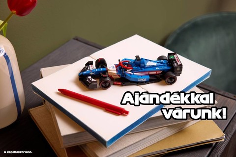 Augusztus 1-től ajándék LEGO® Speed Champions F1 készlet járhat vásárlásod mellé!