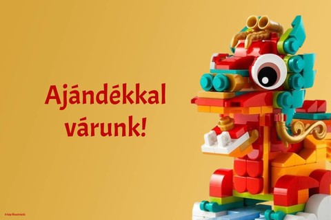 Ajándék LEGO® Seasonal A sárkány éve készlettel várunk!
