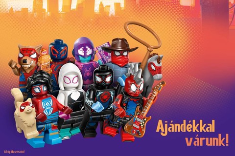 Ajándék LEGO® Minifigura minden 29 990 Ft feletti vásárlás mellé!