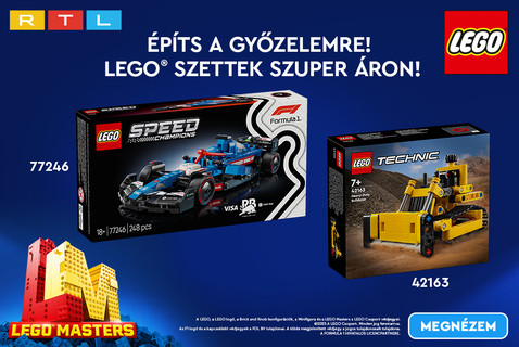 A tét egyre nagyobb – forrnak az érzelmek a LEGO® Masters műsorában!