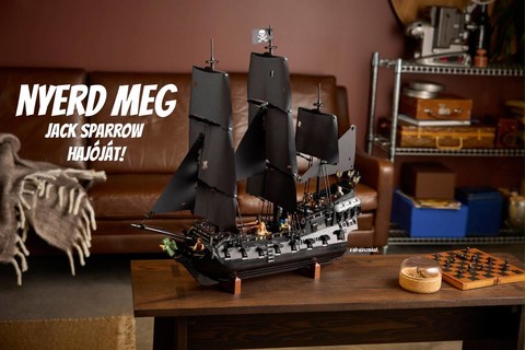 Ünnepi meglepetés: nyerd meg Jack Sparrow kapitány kalózhajóját!