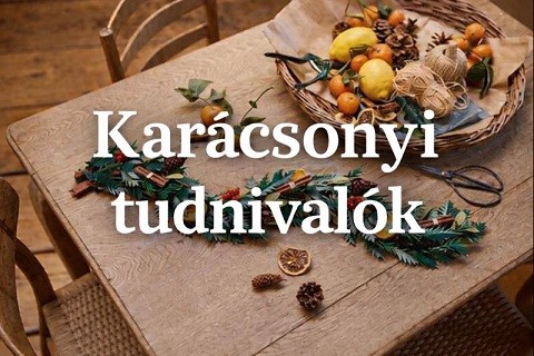 Karácsonyi tudnivalók