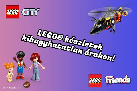 LEGO® City és LEGO® Friends készletek kihagyhatatlan áron március 02-től