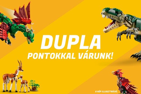 Ezekért a  LEGO® készletekért most DUPLA hűségpont jár!