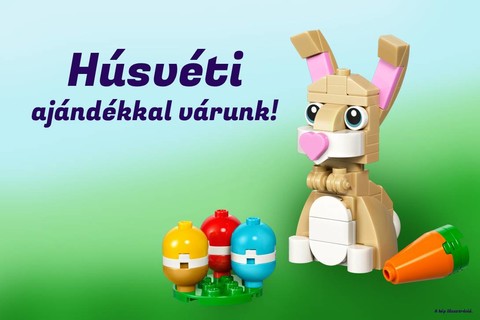 LEGO® vásárlásod mellé ajándék LEGO® Creator 3in1 Aranyos húsvéti nyuszi járhat március 09-től
