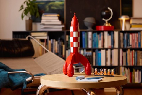 Nosztalgikus építmény a képregényrajongóknak: LEGO® Ideas Tintin® holdrakéta