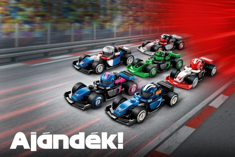 LEGO® vásárlásod mellé ajándék LEGO® F1-es versenyautó járhat május 22-től
