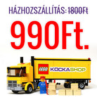 Lego házhozszállítás mostantól 990Ft!