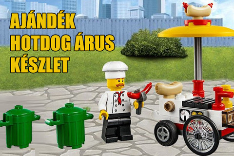 Hotdog árus ajándék szett!