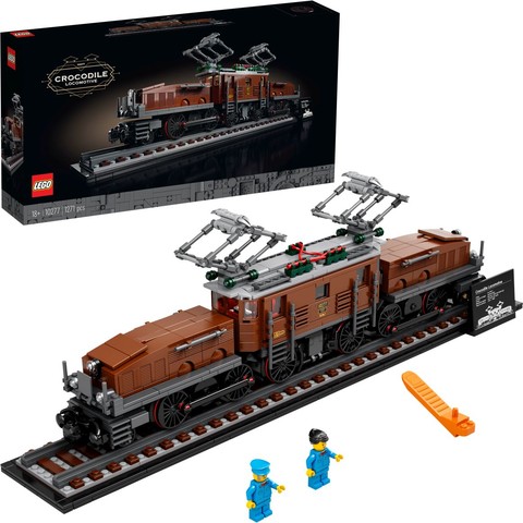 LEGO® ICONS 10277 - Krokodil lokomotív - Krokodil mozdony