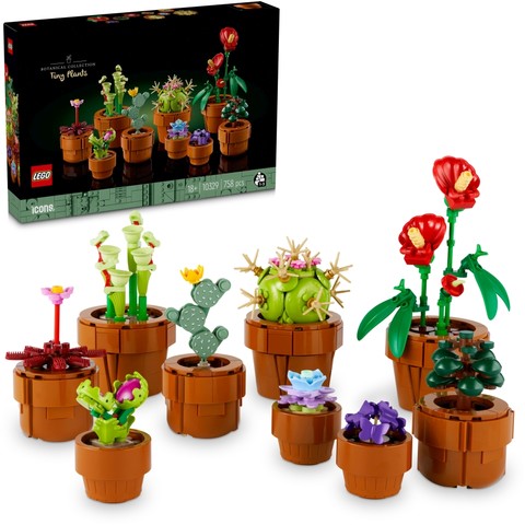 LEGO® Botanicals 10329 - Apró cserepes növények