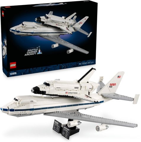 LEGO® ICONS 10360 - Űrsiklót szállító repülőgép