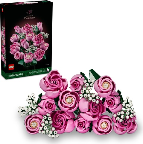 LEGO® Botanicals 10374 - Rózsaszín rózsacsokor