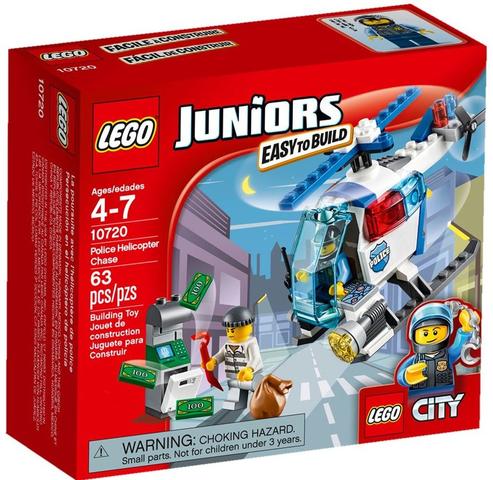 LEGO® Juniors 10720 - Rendőrségi helikopteres rajtaütés