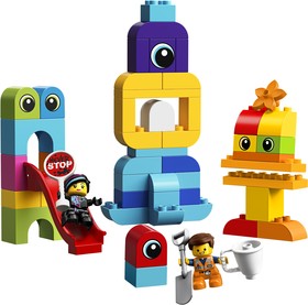 Emmet és Lucy látogatói a DUPLO® bolygóról