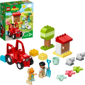 Farm traktor és állatgondozás