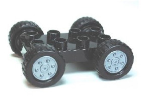 DUPLO Fekete Autóalap 