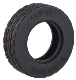Fekete 49.5 x 14 mm gumiabroncs