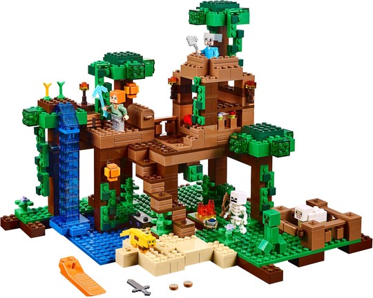 LEGO® Minecraft™ 21125 - Lombház a dzsungelben