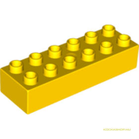 Sárga 2X6 DUPLO Elem