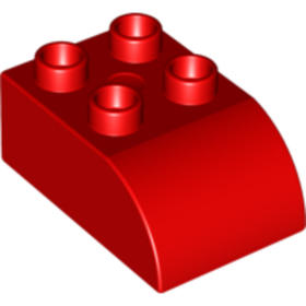 Piros 2x3 DUPLO kocka