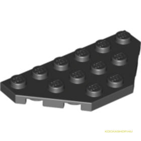 Fekete 3X6 Lapos Sarokelem