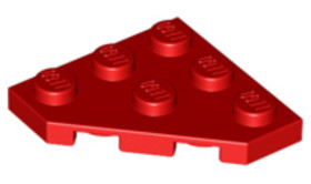 Piros 3X3 Lapos Sarokelem